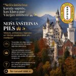 Troņa zāle bez troņa, mākslīga grota pils iekšienē un tikai 14 pabeigtas telpas no aptuveni 90 — kādus noslēpumus slēpj Neišvānšteina?