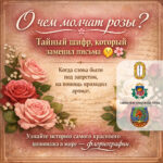 Шпионаж в кружевных перчатках Тайный язык лепестков 🌹📜