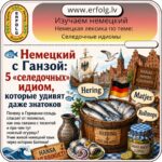 Немецкий с Ганзой: 5 «селедочных» идиом, которые вас удивят!