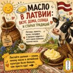 «Солнце, спрятанное в молоке» ☀️ И почему ломоть ржаного хлеба с маслом в Латвии — это больше, чем просто перекус?