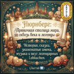 🎄🍪 НЮРНБЕРГ — ГОРОД, ГДЕ ИСТОРИЯ ПАХНЕТ ПРЯНИКАМИ
